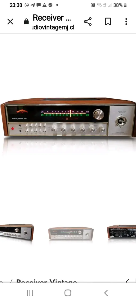 Receiver vintage Harman Kardon 900+ en buen estado - 1