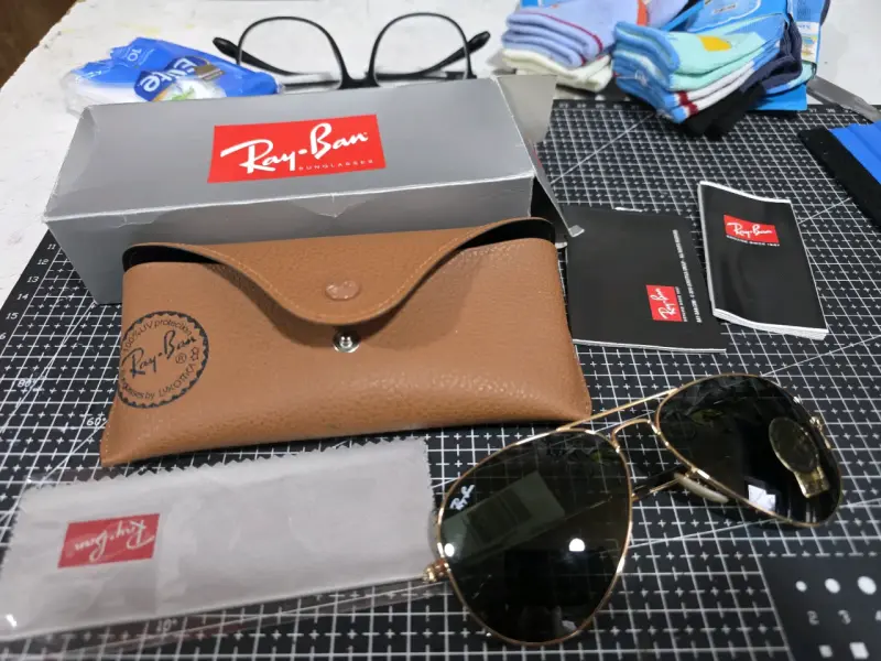 Gafas de Sol Ray-Ban Aviator con Estuche