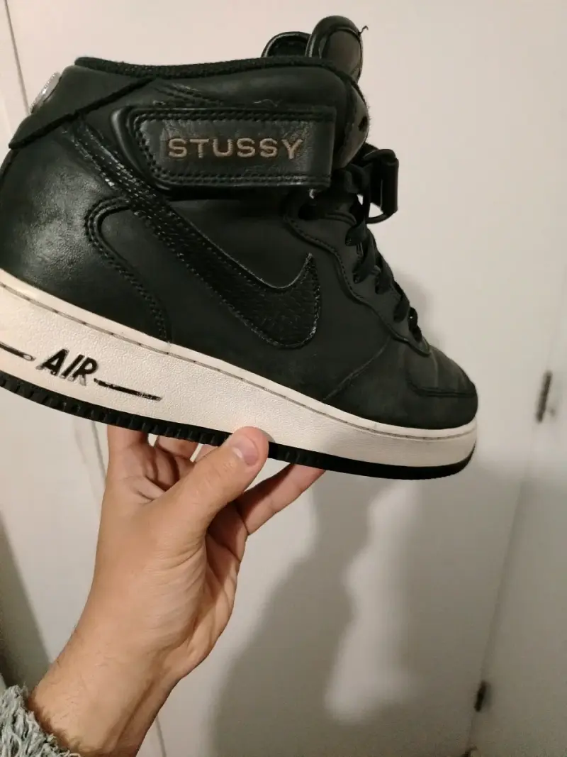 Zapatillas negras Stussy Nike Air Force 1 - 2