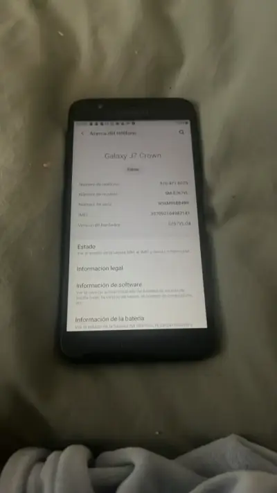 Celular Samsung Galaxy J7 Crown en buen estado - miniatura 2
