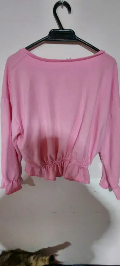 Polerón rosa con ajuste elástico - miniatura 2