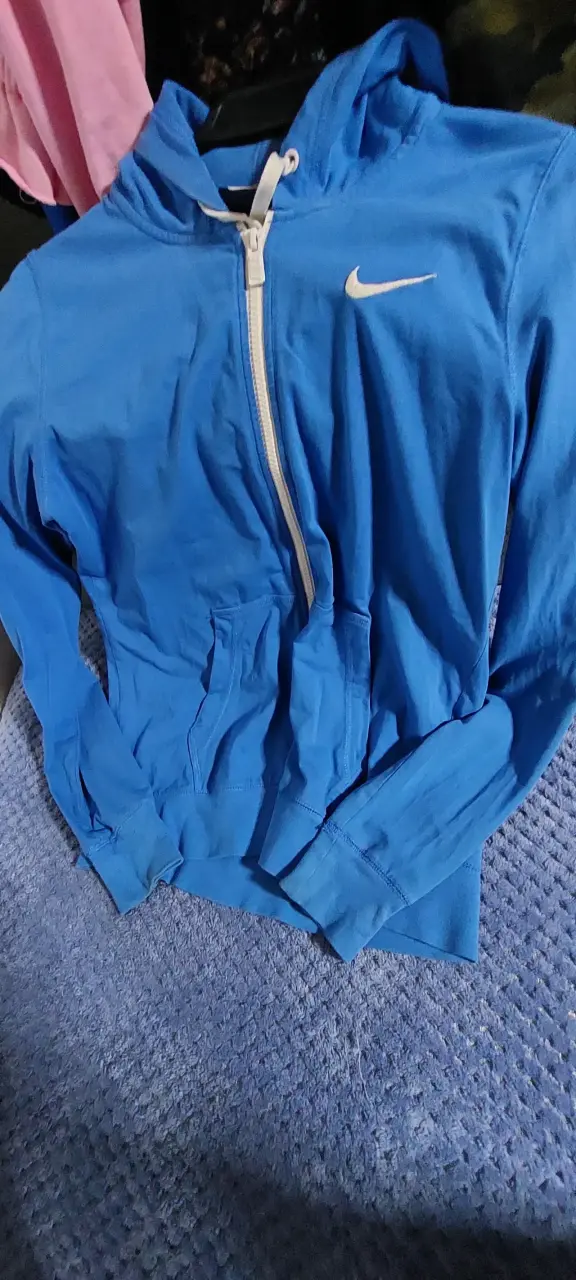 Polerón con capucha azul Nike para hombre - 4