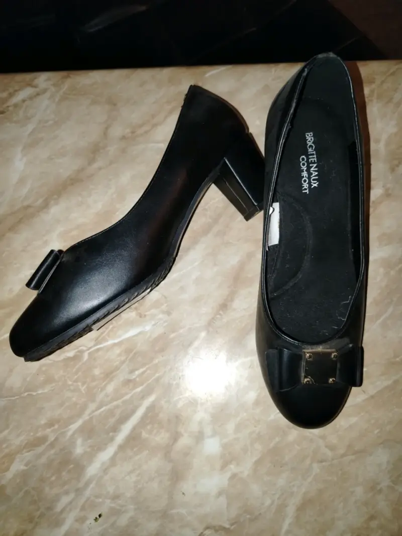 Zapatos de Tacón Negro Brigitte Naux Comfort - 2