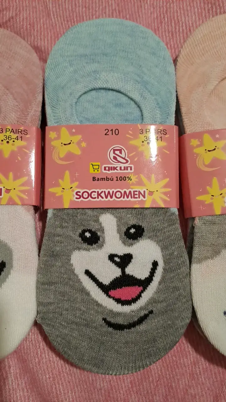 3 Pack de Calcetines Bambú para Mujer con Diseño - 2