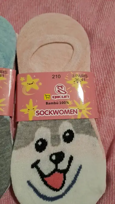 3 Pack de Calcetines Bambú para Mujer con Diseño - miniatura 4