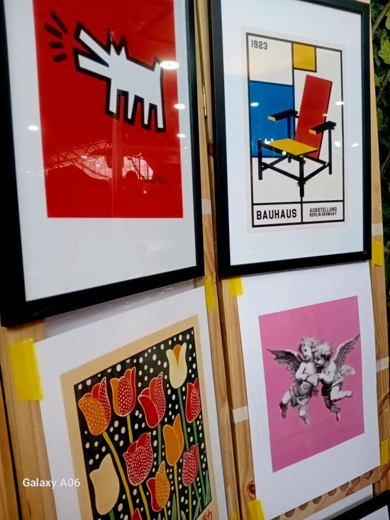Cuadro vanguardista ,Perro artista Keith Haring. - 3