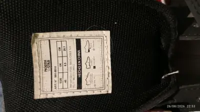 Zapatillas negras North Star con velcro - miniatura 4