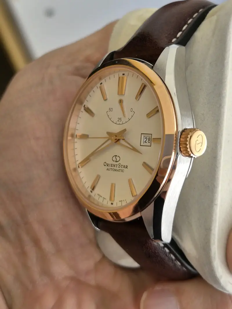 Reloj Orient Star Automático con Correa de Cuero - 3