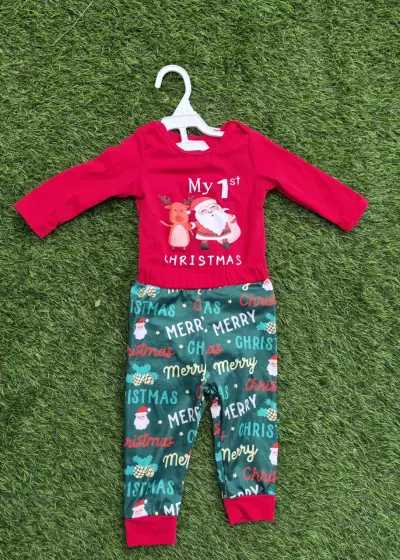 Pijama  navideño para bebé 'My 1st Christmas' - miniatura 1