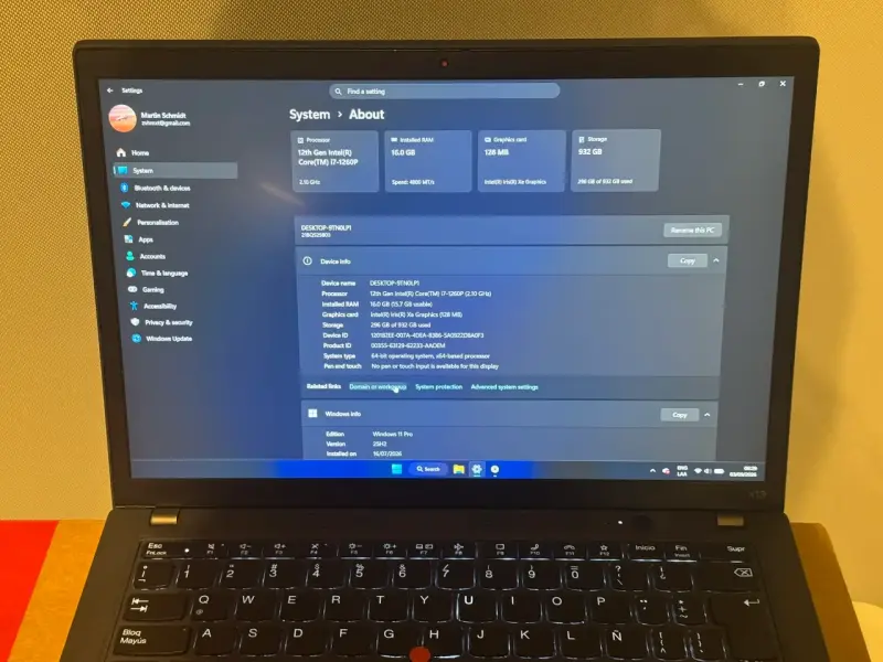Lenovo Thinkpad X13 Gen 3