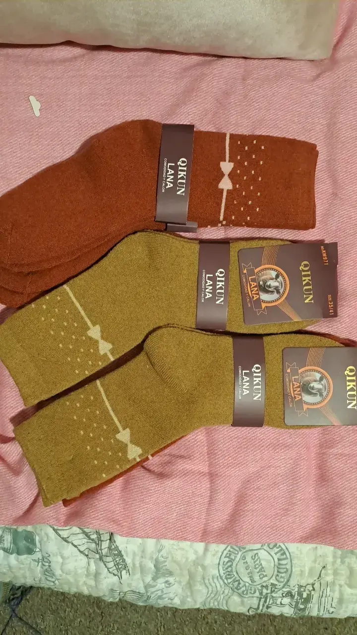 Calcetines de lana Qikun para mujer