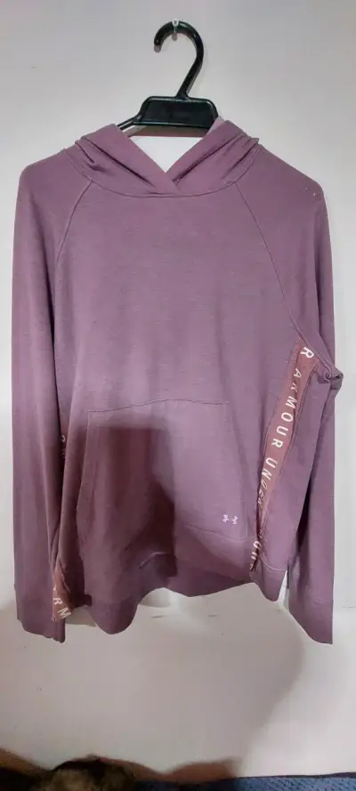 Polerón con capucha morado Under Armour - miniatura 1