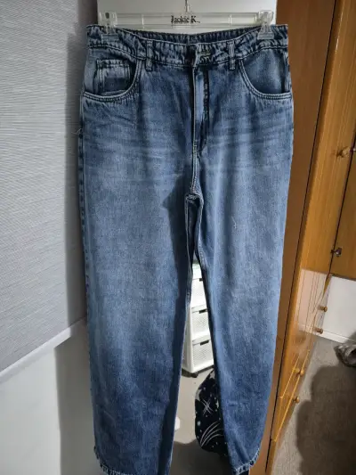 Jeans de mezclilla azul para mujer talla 38 - miniatura 1