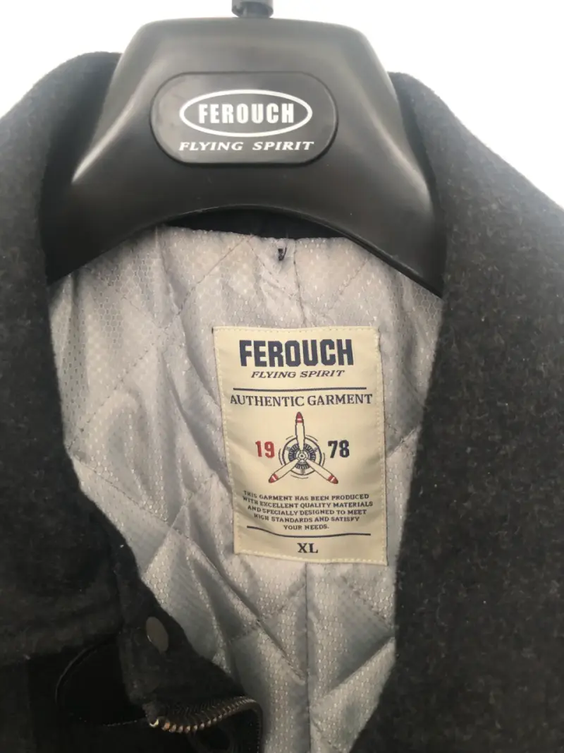 Montgomery negro Ferouch para hombre talla XL - 2