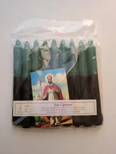 Velas San Cipriano 9u  con Luz Mágica - miniatura 1