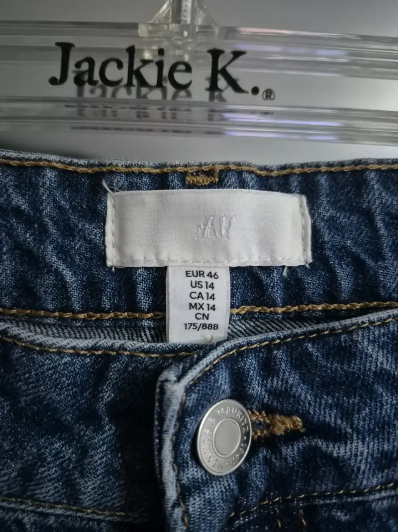 Jeans de mezclilla azul talla 46 H&M - 2