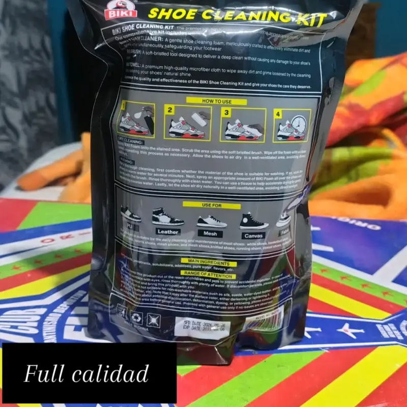 Kit de limpieza de zapatillas Biki completo - 2