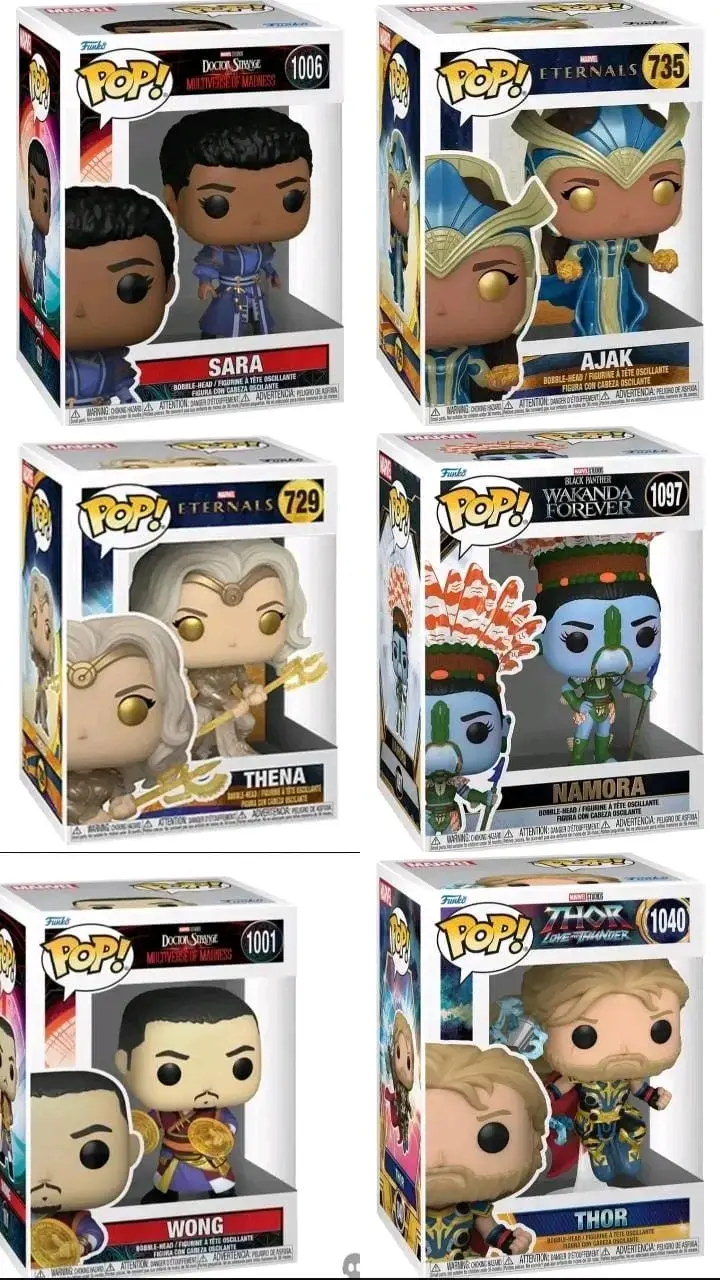 Set de Figuras Funko Pop de Marvel y Más - 1