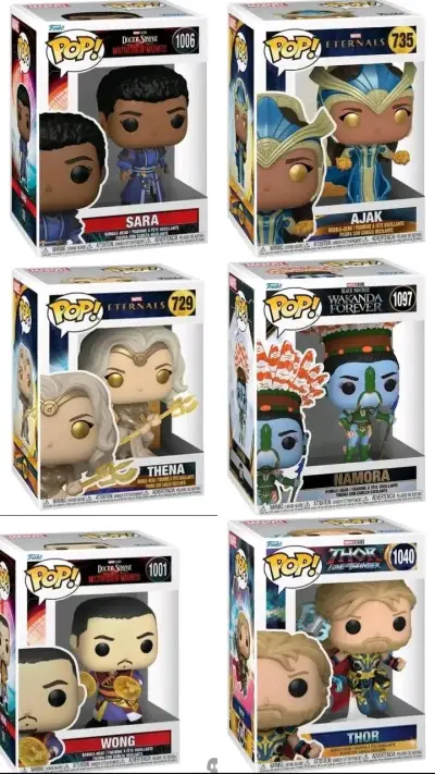Set de Figuras Funko Pop de Marvel y Más - miniatura 1