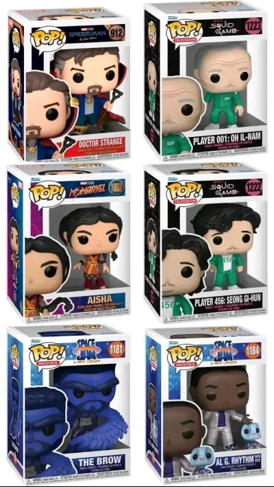 Set de Figuras Funko Pop de Marvel y Más - miniatura 2