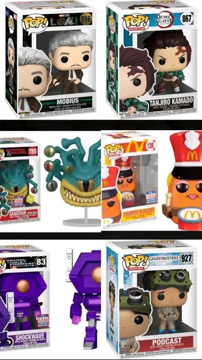 Set de Figuras Funko Pop de Marvel y Más - miniatura 3