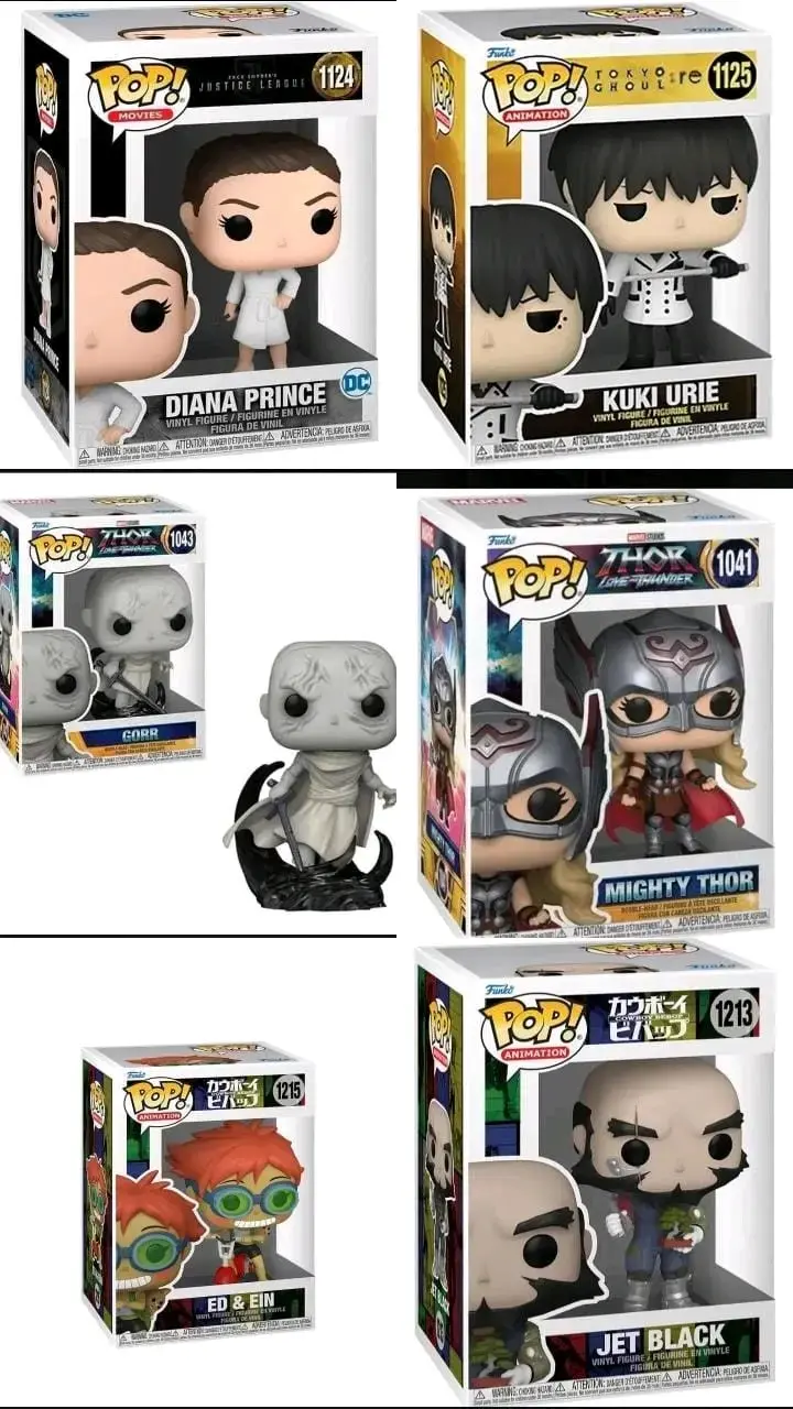Set de Figuras Funko Pop de Marvel y Más - 4