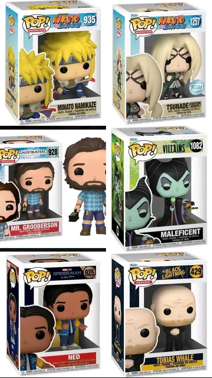 Set de Figuras Funko Pop de Marvel y Más - 6