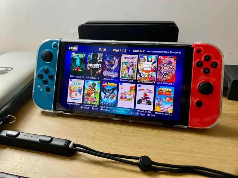 Nintendo Switch OLED magia, emuladores + online - 2