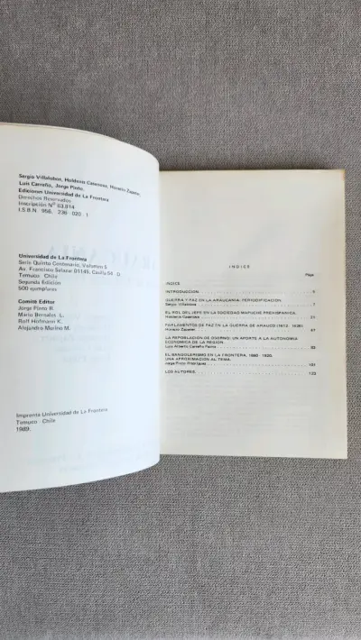 Libro Araucanía Temas de Historia Fronteriza - miniatura 4