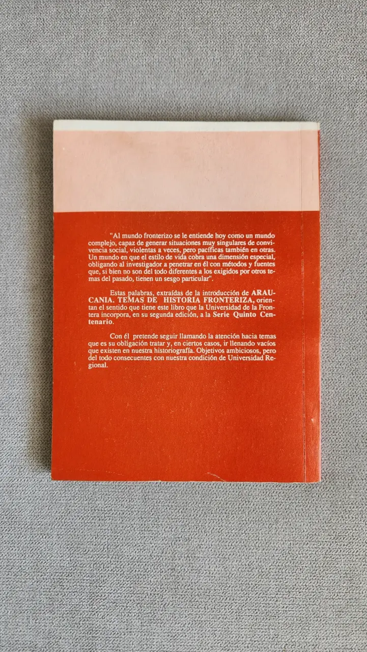 Libro Araucanía Temas de Historia Fronteriza - 5