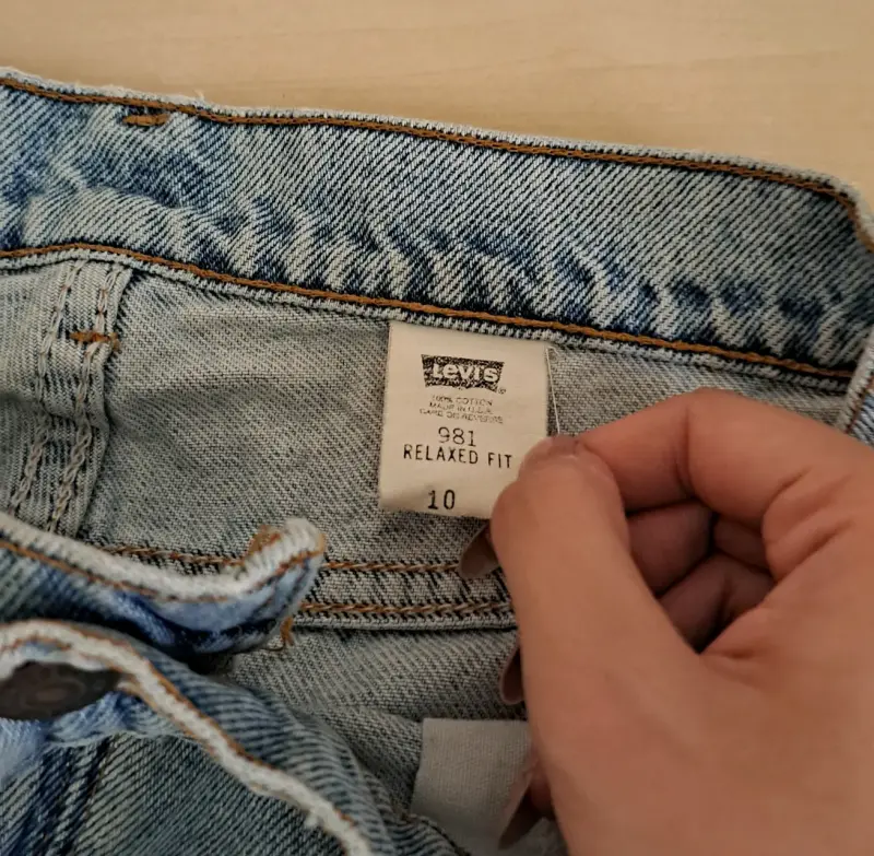 Shorts Levi's 981 Vintage 90s Original Made in USA - 4