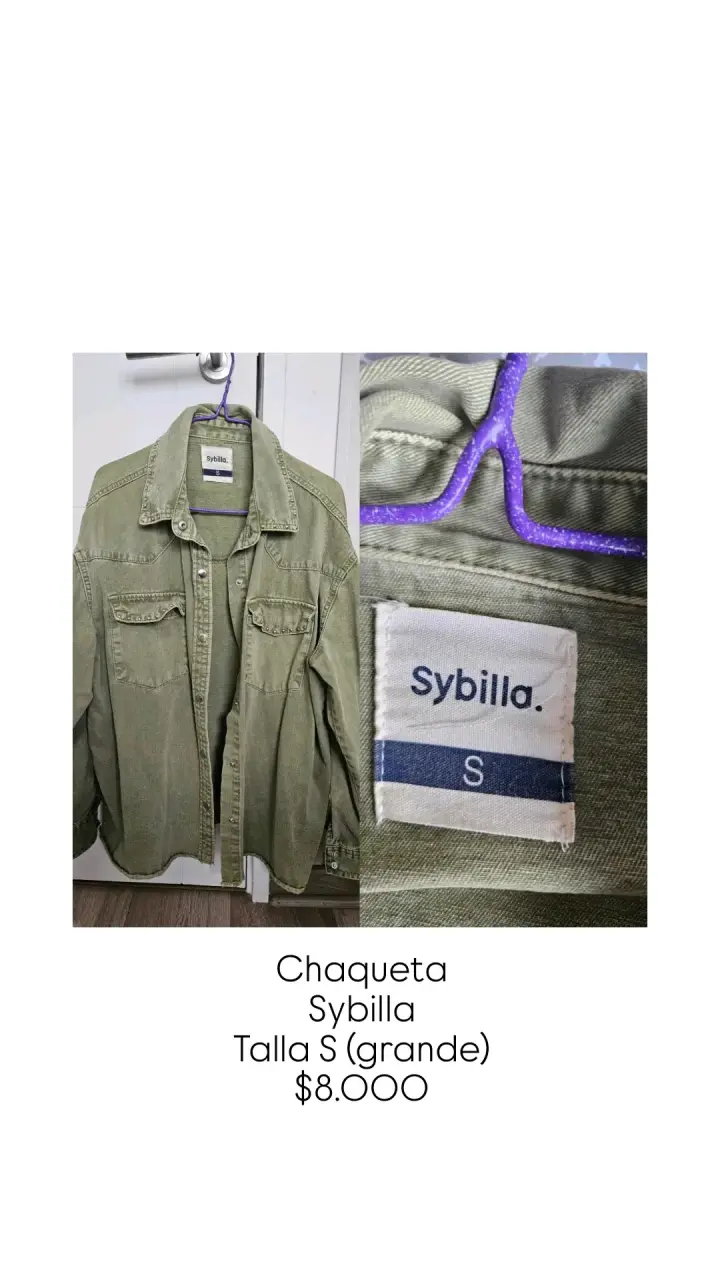 Chaqueta verde Sybilla talla S