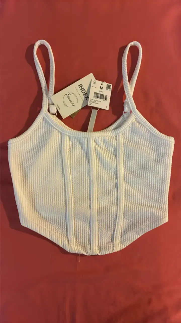 Top blanco de tirantes Index para mujer - 1