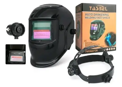 Máscara de Soldar Automática Tasbel Negra - miniatura 1