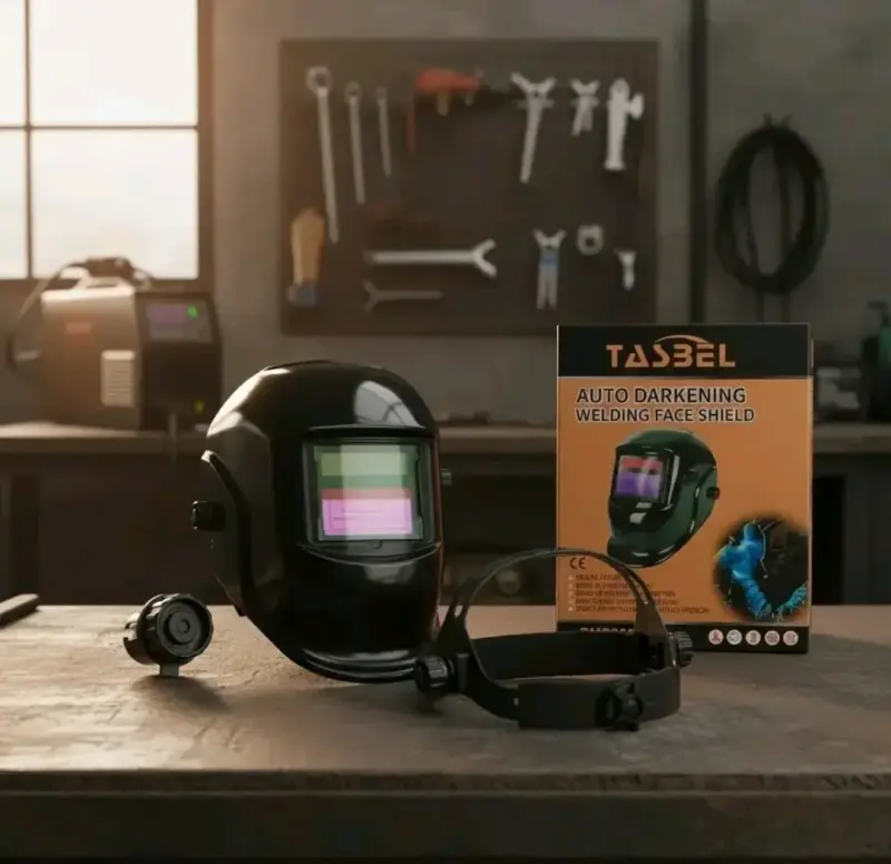 Máscara de Soldar Automática Tasbel Negra - 4