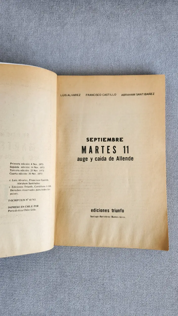 Libro Martes 11 Auge y Caída de Allende - 2