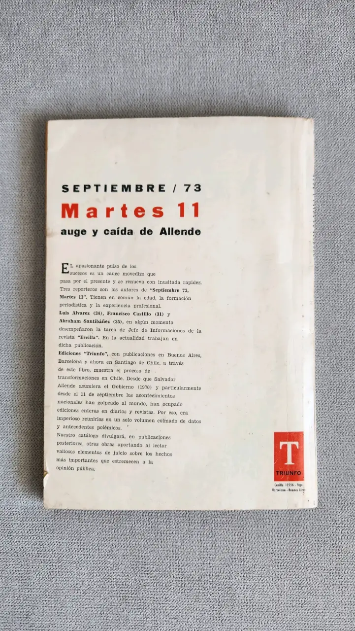 Libro Martes 11 Auge y Caída de Allende - 4