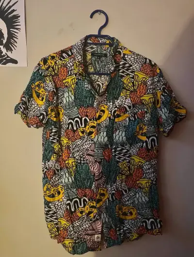 Camisa estampada colorida FashionSpark - miniatura 1