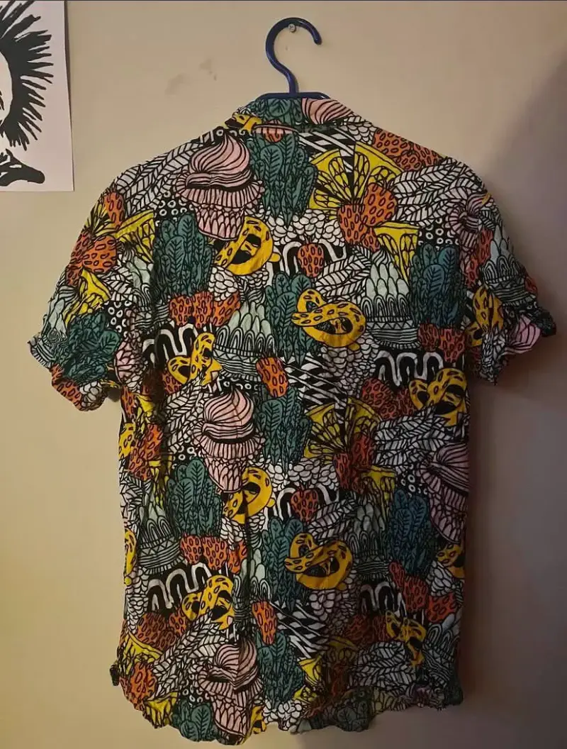 Camisa estampada colorida FashionSpark - 3