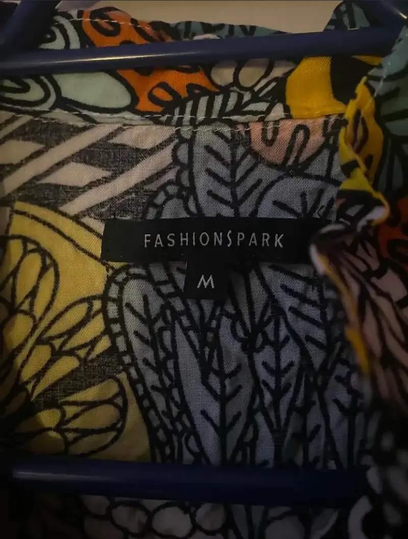 Camisa estampada colorida FashionSpark - 4