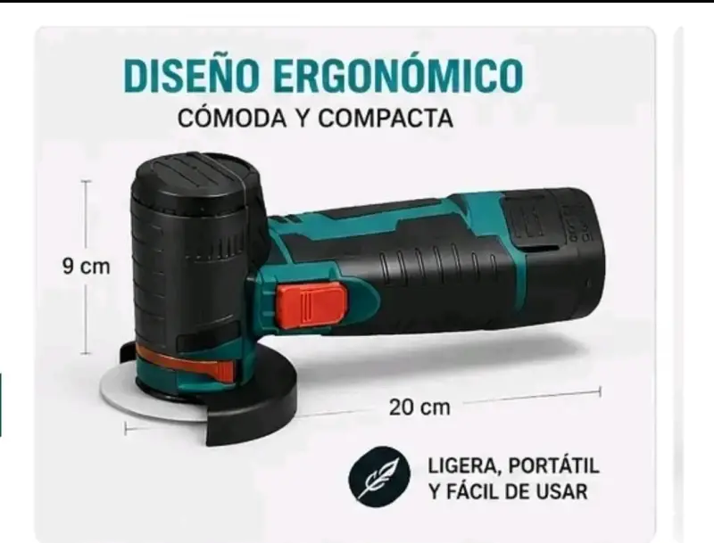 Amoladora Angular Inalámbrica 12V Compacta - 2