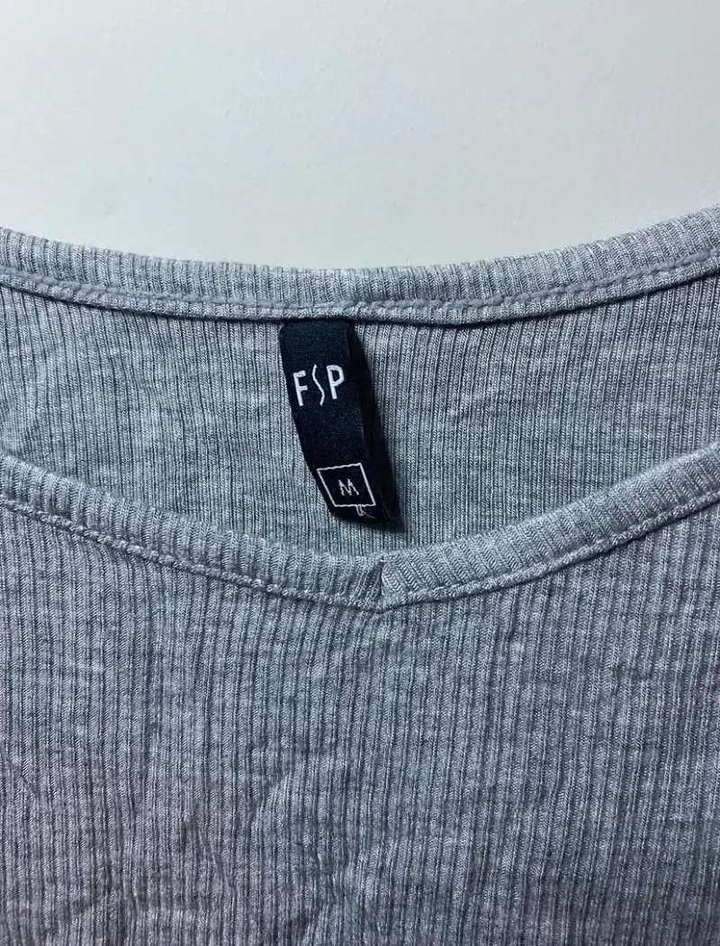 Top de tirantes gris FSP - 2