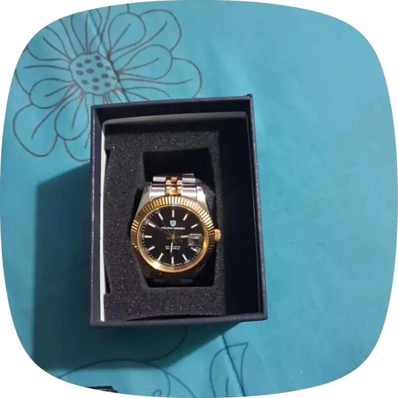 Reloj Pagani Design dorado y plateado - 1
