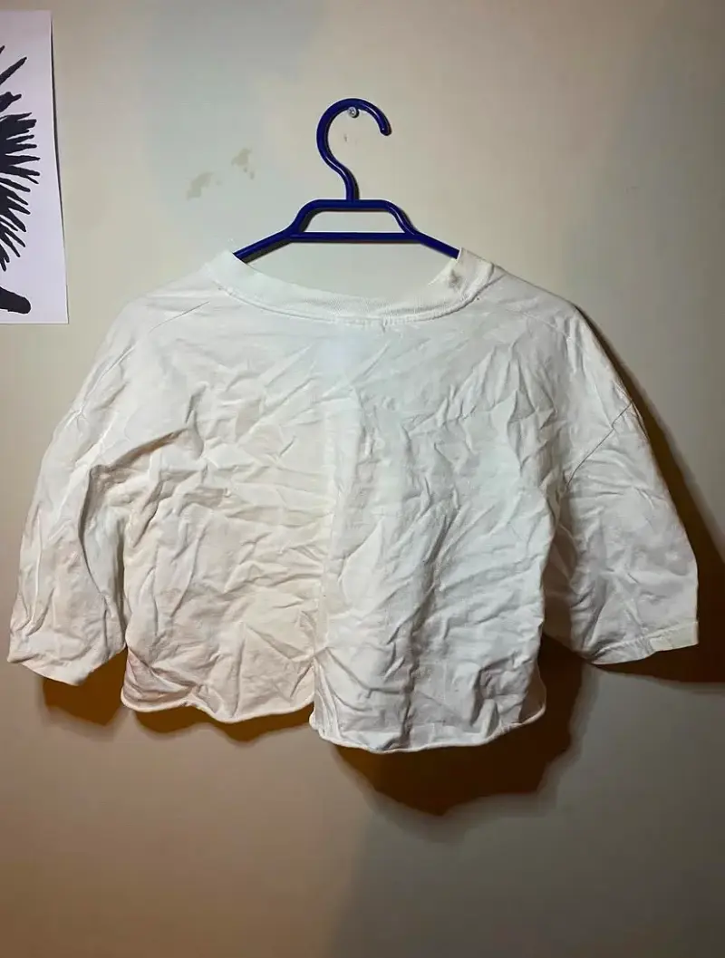 Polera Blanca Hanes Beefy-T - 2