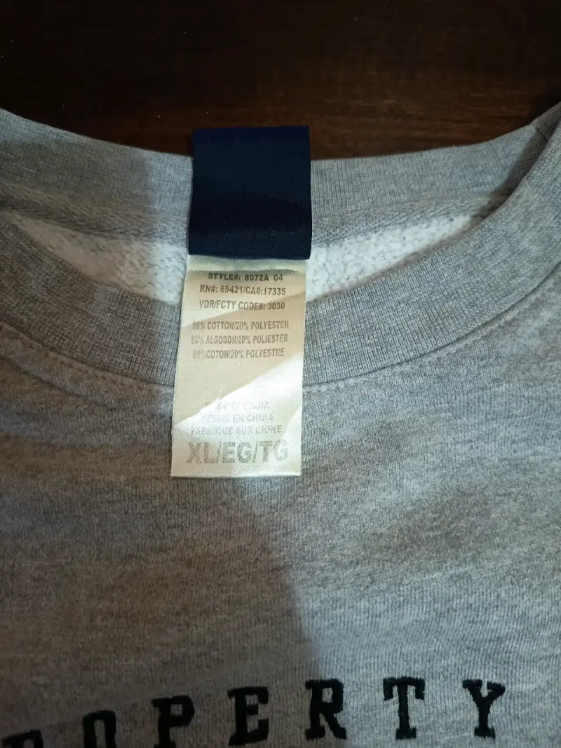 Polerón gris Steelers NFL talla XL - 3