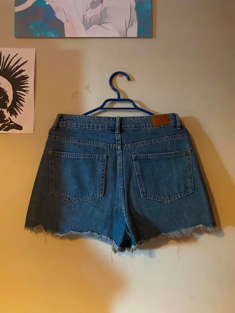 Shorts de mezclilla azul - 2