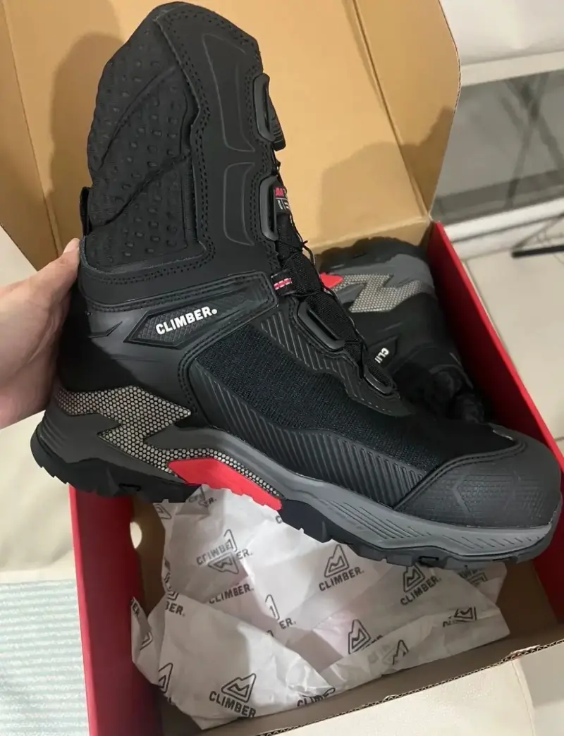 Botas de montaña impermeables Climber negras - 3