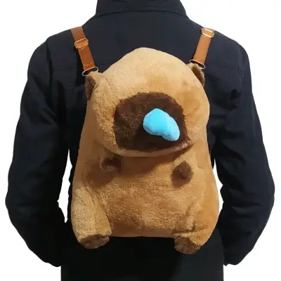Mochila Peluche Capibara con Moco Vibratorio - miniatura 5