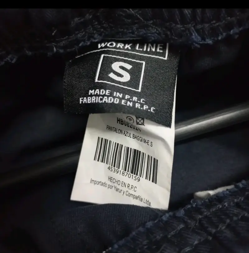Pantalón azul oscuro Work Line talla S - 2