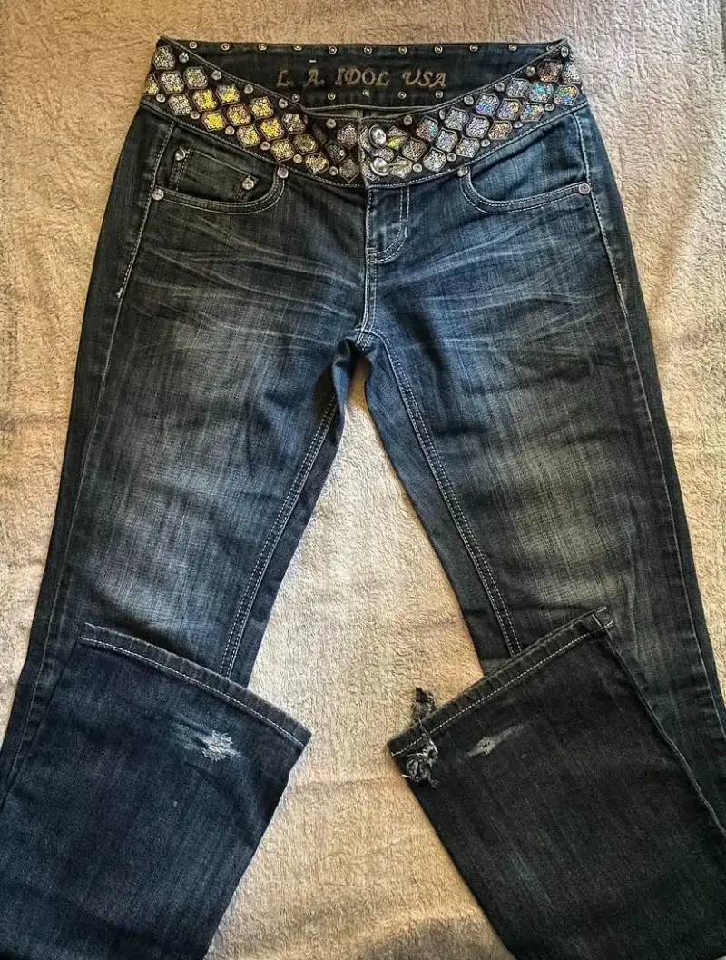 Jeans L.A. Idol USA tiro bajo - 1